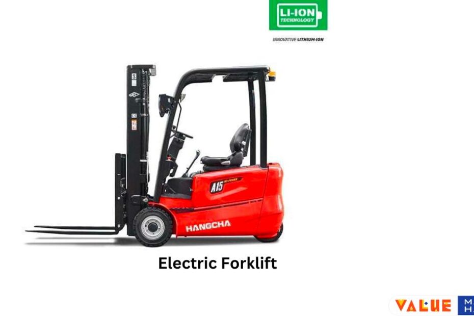 Forklifts for sale blog featured image showing an electric forklift