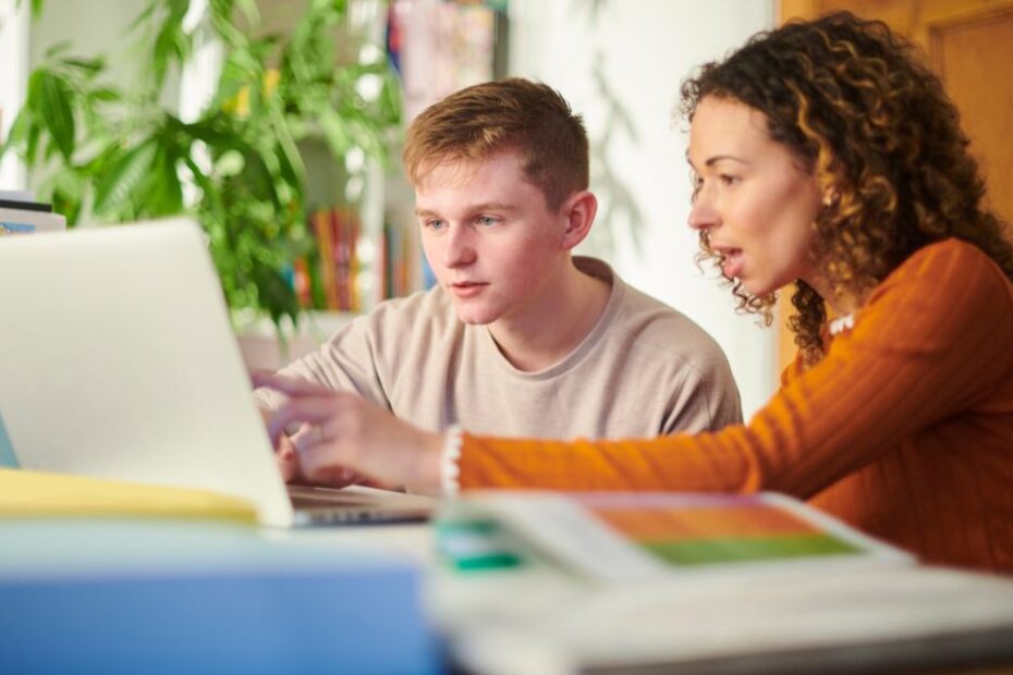 Student with a tutor