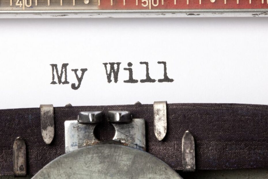 Writing a will