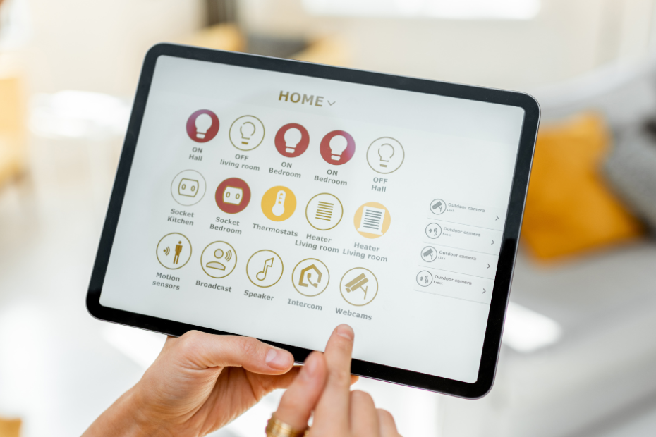 Controlling Smart Home Devices Using a Digital Tablet