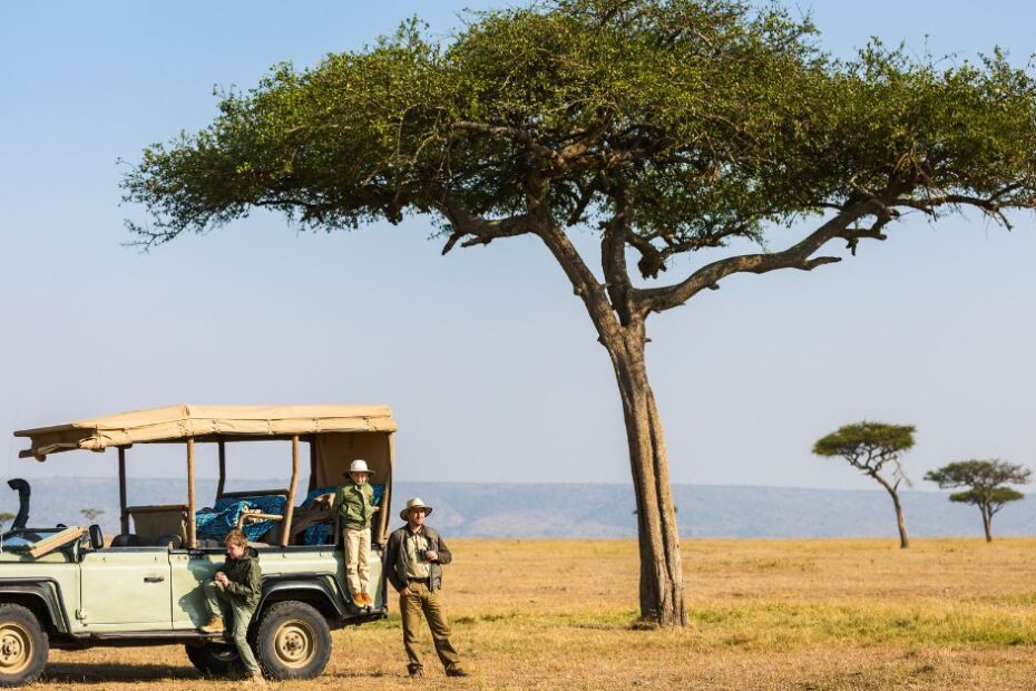 Family on a Safari