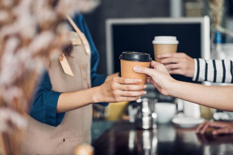 Disposable coffee cups