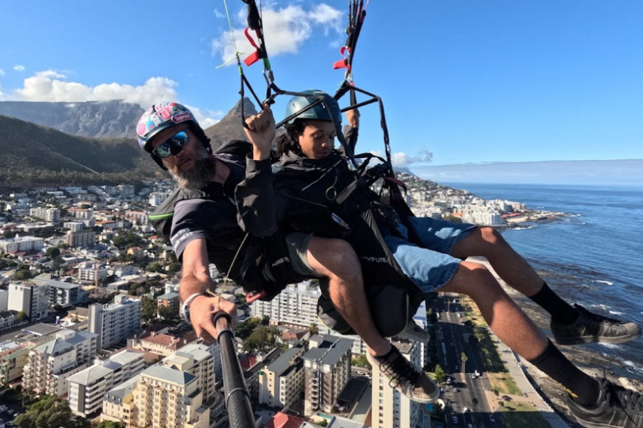 paragliding in cape town tandem